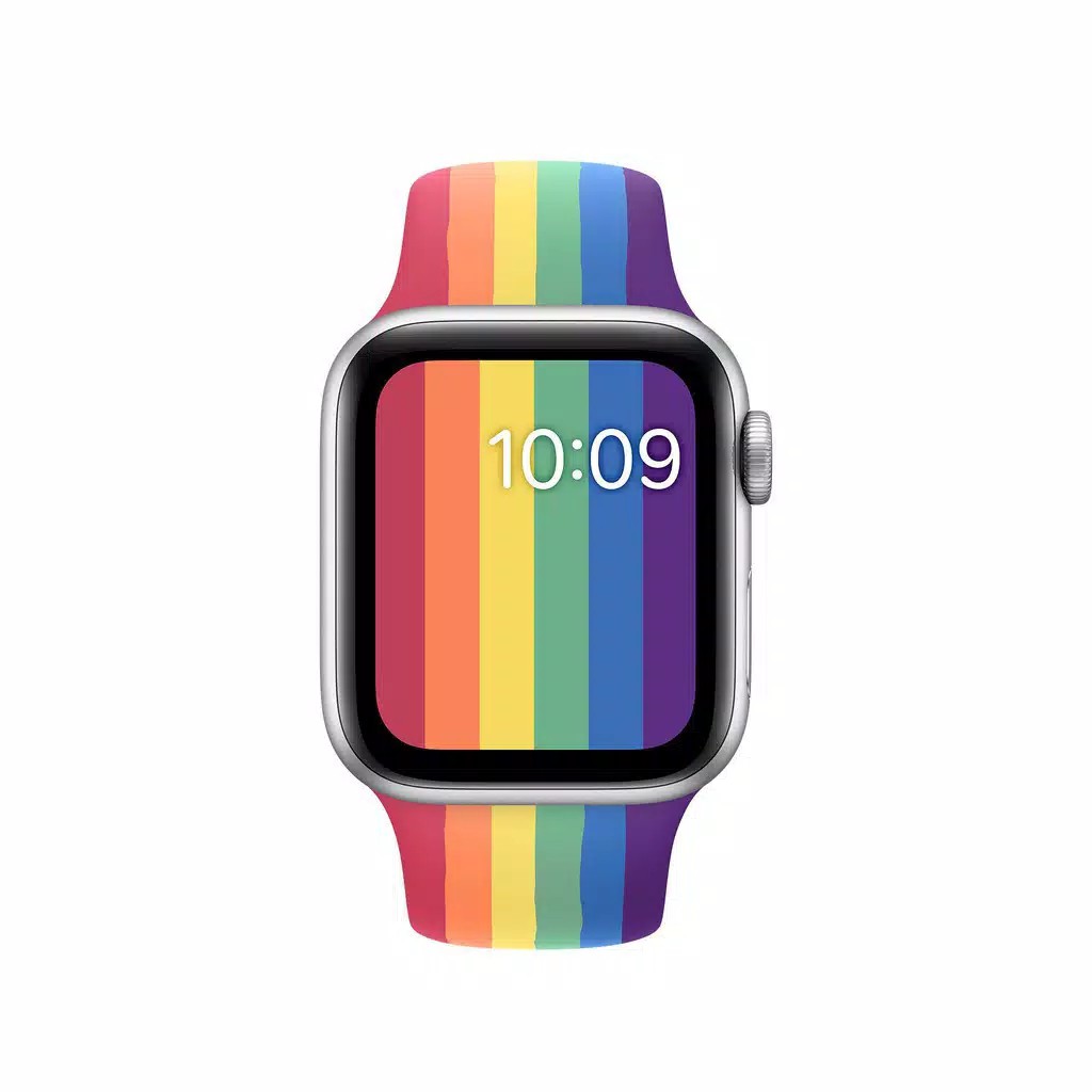 Strap Sport RAINBOW Apple watch 38mm 42mm 40mm 44mm Tali jam iwatch