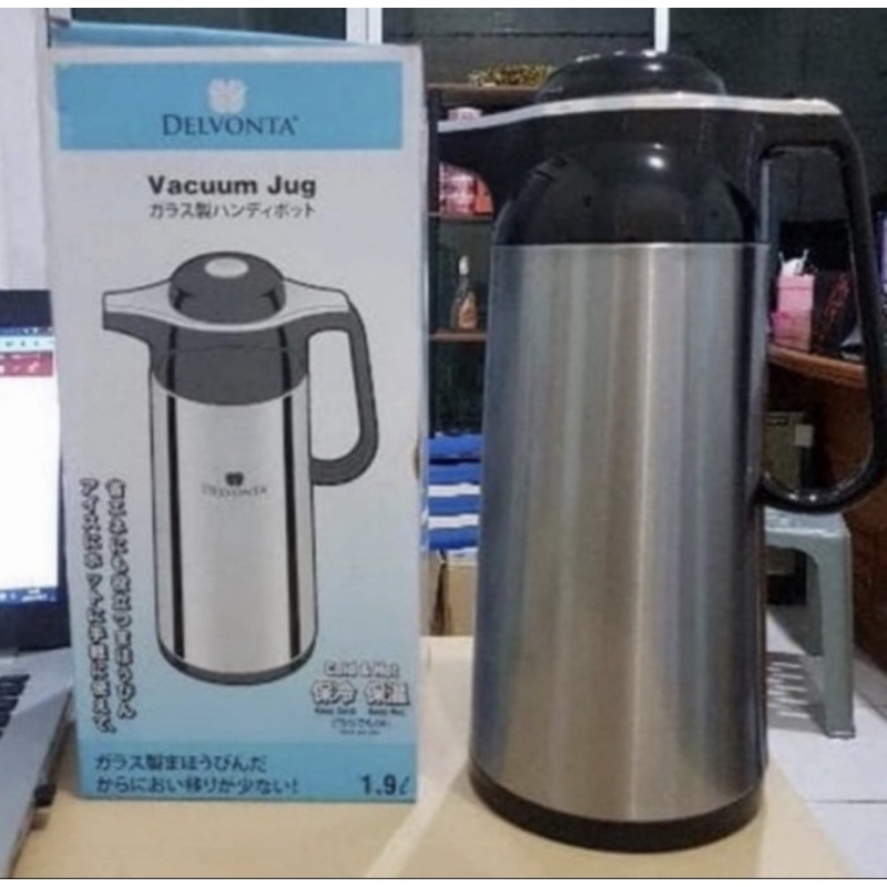 Jual Delvonta Vacuum Jug Termos Air Panas Stainless Liter Liter