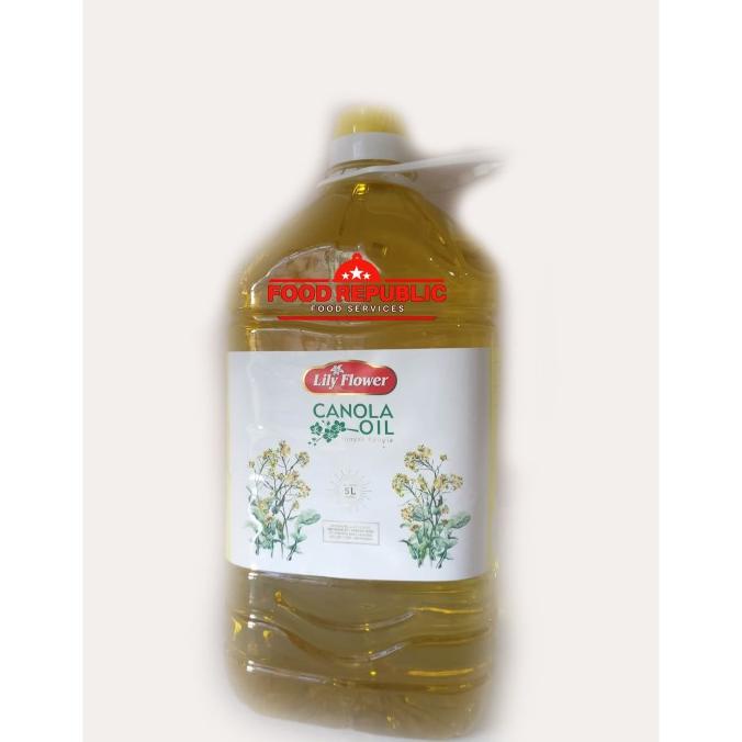 

BISA COD CANOLA OIL - MINYAK KANOLA LILY FLOWER 5 LTR MURAH