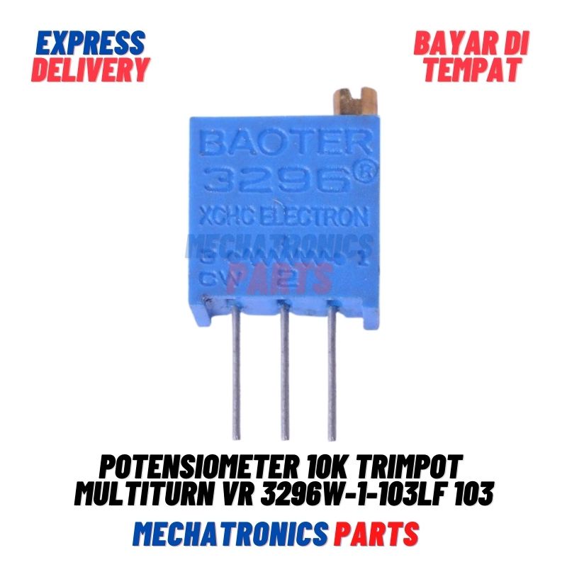 POTENSIOMETER 10K POTENTIOMETER POTENSIO TRIMPOT MULTITURN VR 32