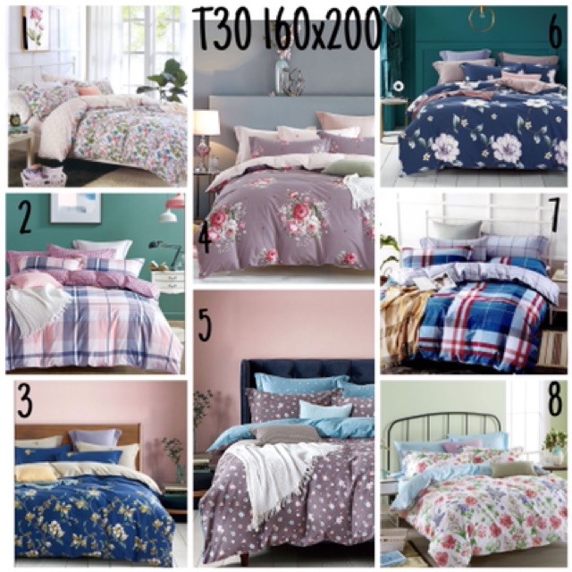 SPREI KATUN JEPANG PREMIUM MOTIF 100% UKURAN 180x200 / 160x200 / 120x200 TINGGI 30CM