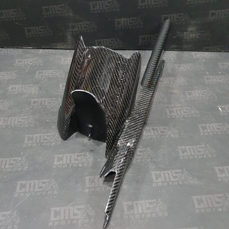 Spakbor Hugger Kolong Ban Yamaha MX King Carbon Kevlar Original