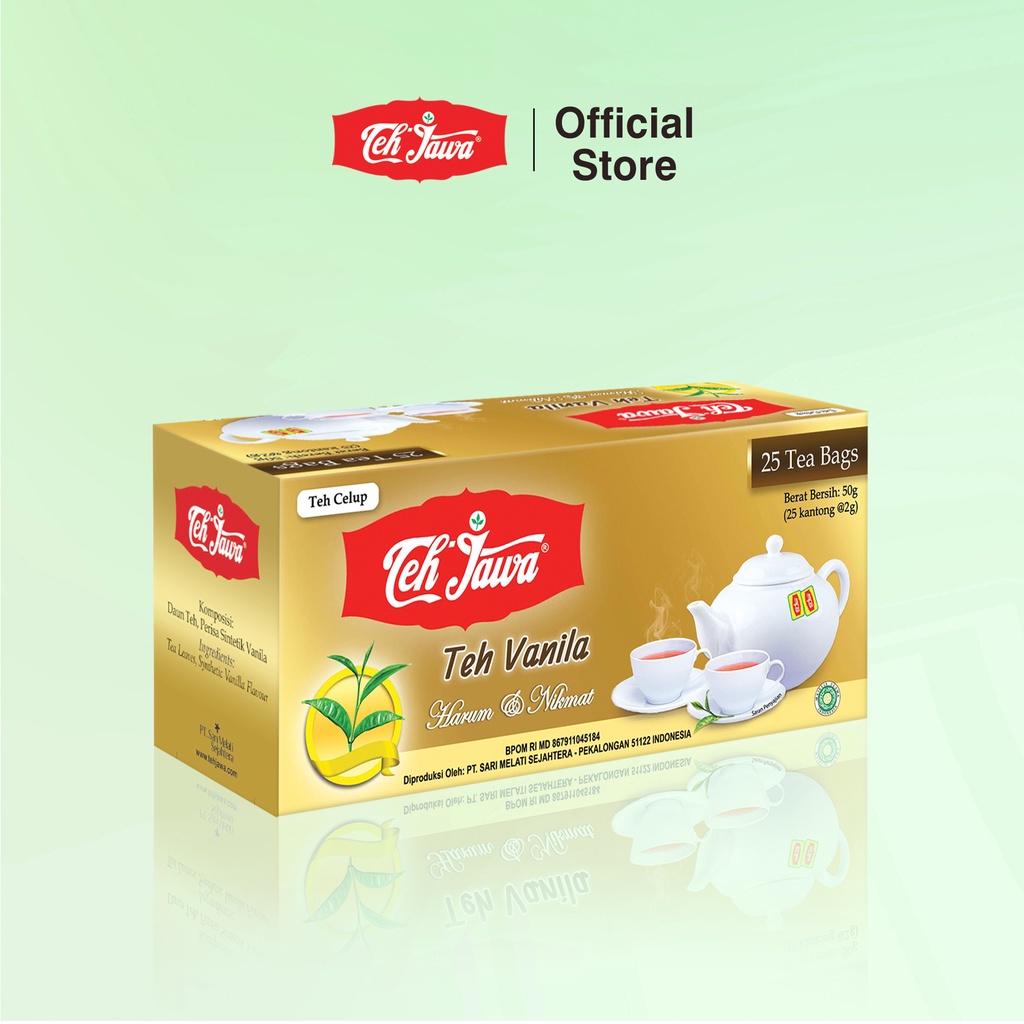 Teh Jawa Special Gift (Black Tea dan Vanila) GRATIS GELAS CANTIK