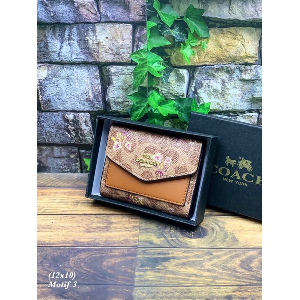 Dompet Coach Kartu Tutup Amplop Wanita Import