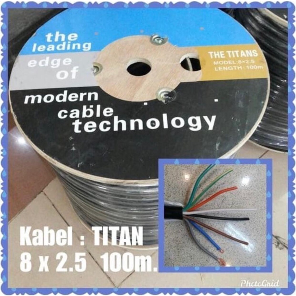 Kabel Speaker Titan 8x2,5 Isi 8 Titan original