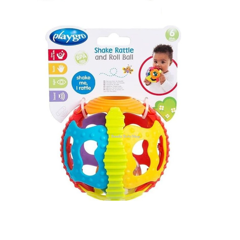 Playgro Shake Rattle and Roll Ball