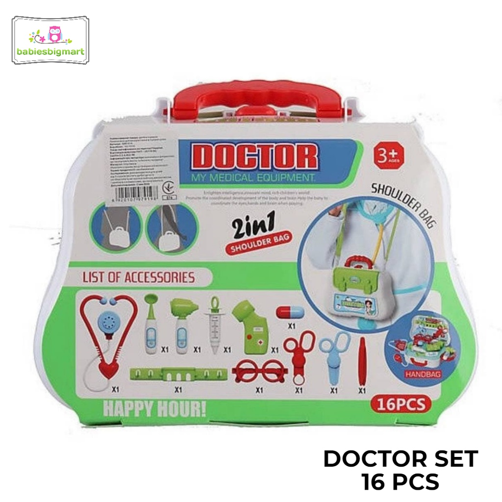 Mainan Anak Dockter Set Doctor My Medical Equipment 2 IN 1 688 61A
