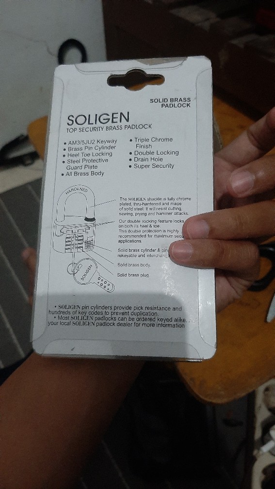 Gembok Soligen Per 40 Mm Panjang Kuningan Computer Key