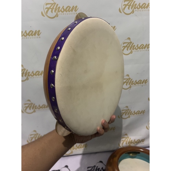 rebana/terbang hadroh kayu nangka/ mahoni ukuran 30