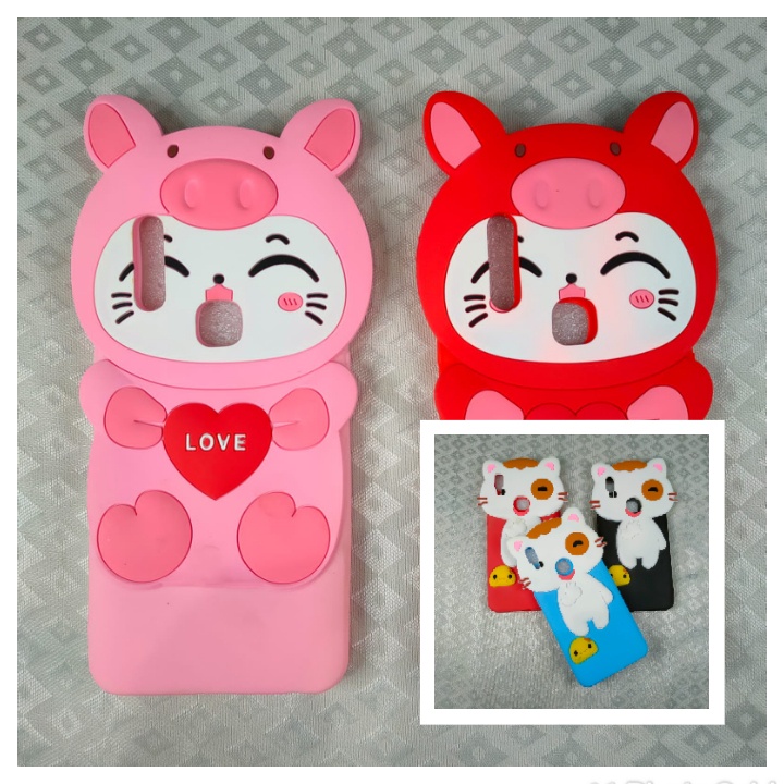 SOFT CASE KARAKTER MIMI CAT LOVE 3D REDMI NOTE 4X