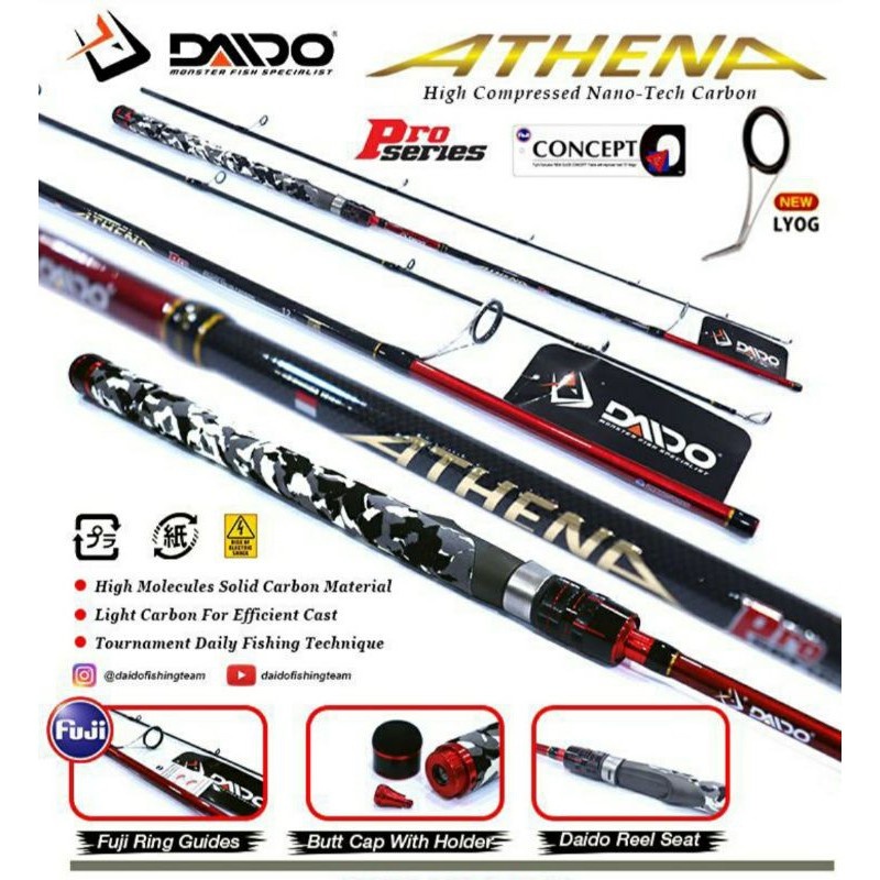 JORAN DAIDO ATHENA PRO SERIES 180 8-17LBS 12KG