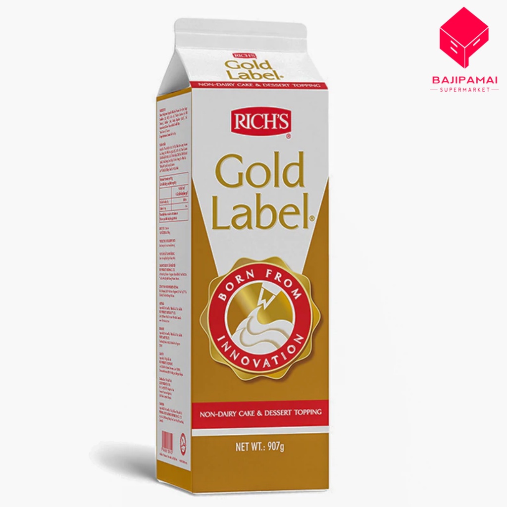 

Rich gold label cafe and dessert topping 907gr