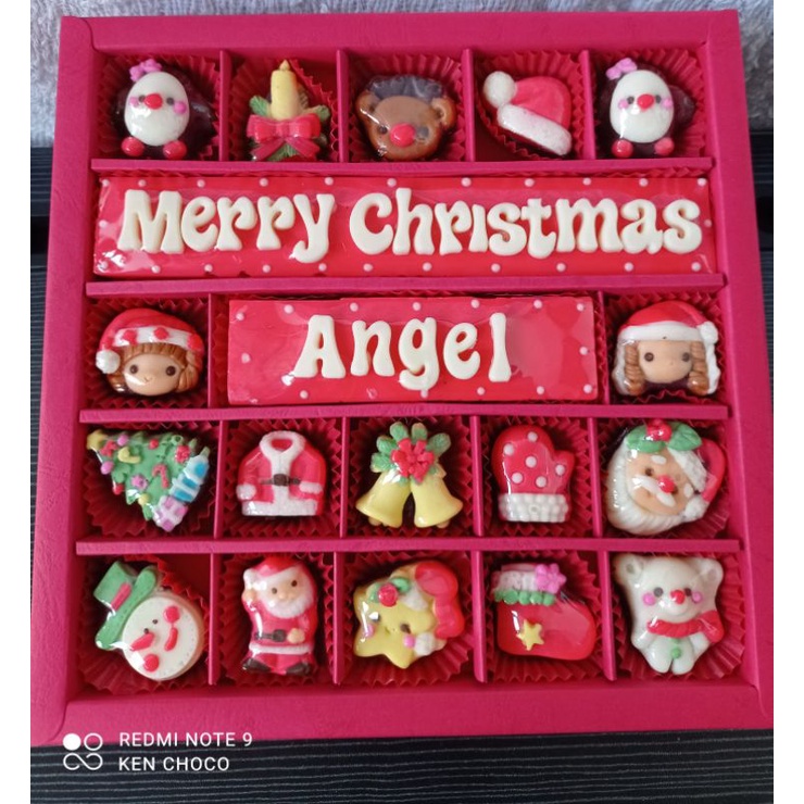 

coklat ucapan natal, imlek, custom/request ucapan