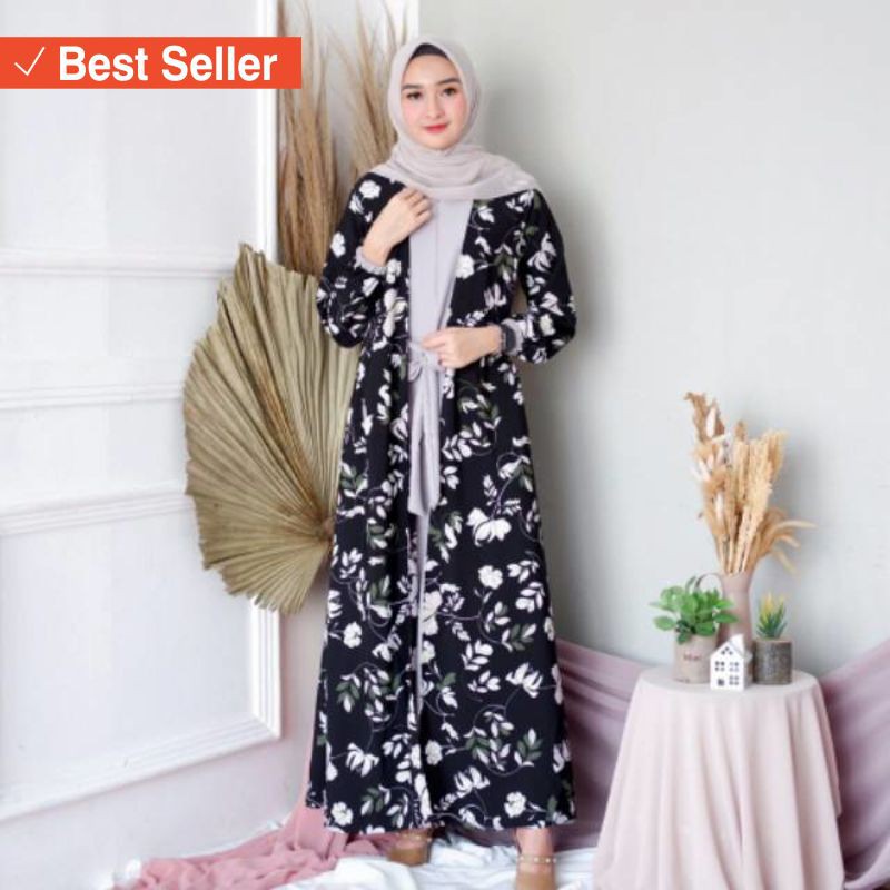 FASHION ALA KOREA BLACKPINK MURAH MERIAH / Lora maxi dress