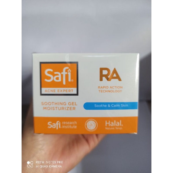 safi soothing gel moisturizer
