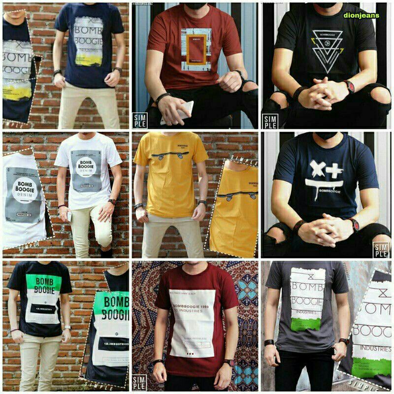 GROSIR KAOS DISTRO COTTON COMBED 30S SABLON PLASTISOL