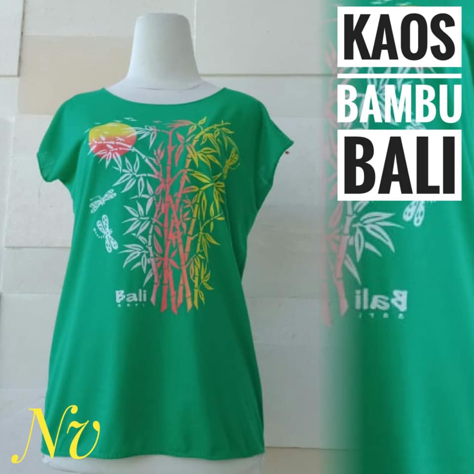 BAJU ATASAN KAOS BAMBU UK.STANDAR KAIN HALUS