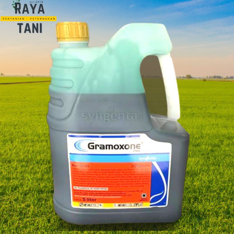 Jual Racun Rumput Kontak Gramoxone Isi 5 Liter Pengiriman Hanya Utk