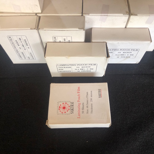 

Plastik laminting KTP sakurai 250 micron