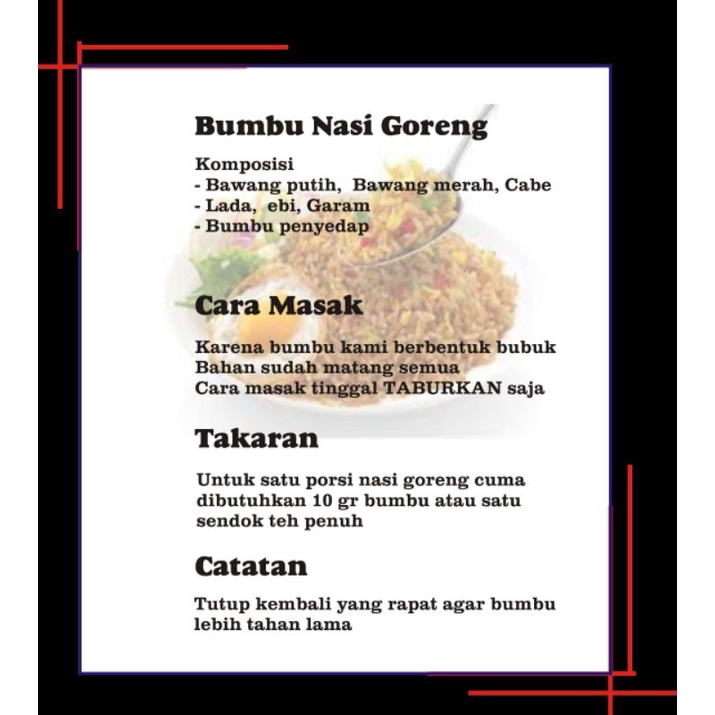 

bumbu_bubuk_instan_kuah_bakso150g/bumbu_nasi_goreng150g/bumbu_sop150g