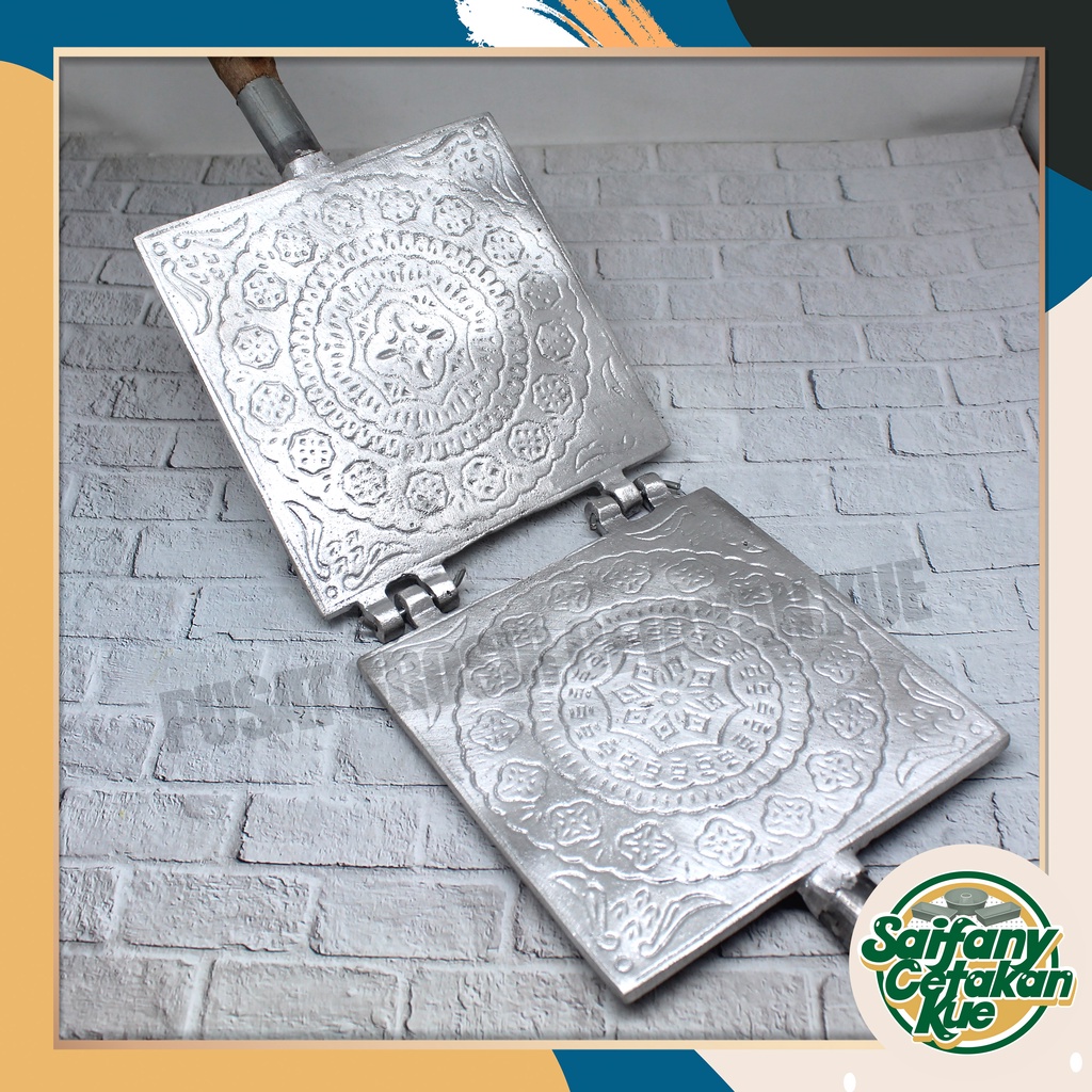 Cetakan KUE Semprong Bulat / Bunga . Opak gambir COR TEBAL