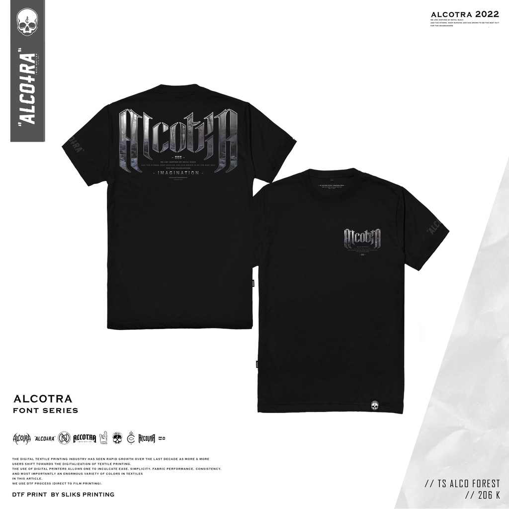 TS ALCO FOREST // T-SHIRT ALCOTRA FOREST FONT