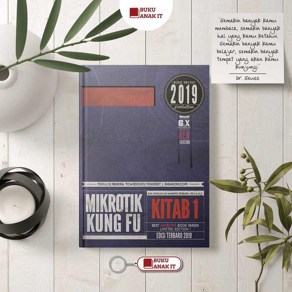 Jual BUKU MIKROTIK KUNG FU KITAB 1 | BELAJAR DASAR MIKROTIK | RENDRA