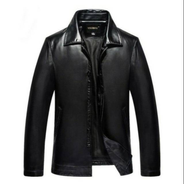 Jaket kulit domba pria jaket kulit pria jaket kulit domba casual jaket kulit domba asli model kerah