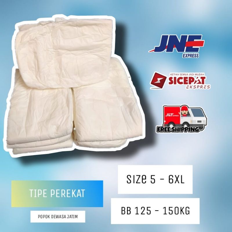 POPOK DEWASA PEREKAT JUMBO 5XL-6XL / Adult Diapers Perpack / Popok Dewasa Big
