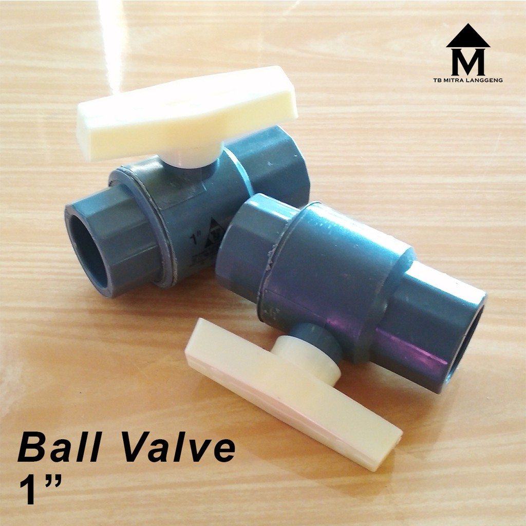 Jual Ball Valve Pvc Inch Ballvalve Stop Kran Shopee Indonesia