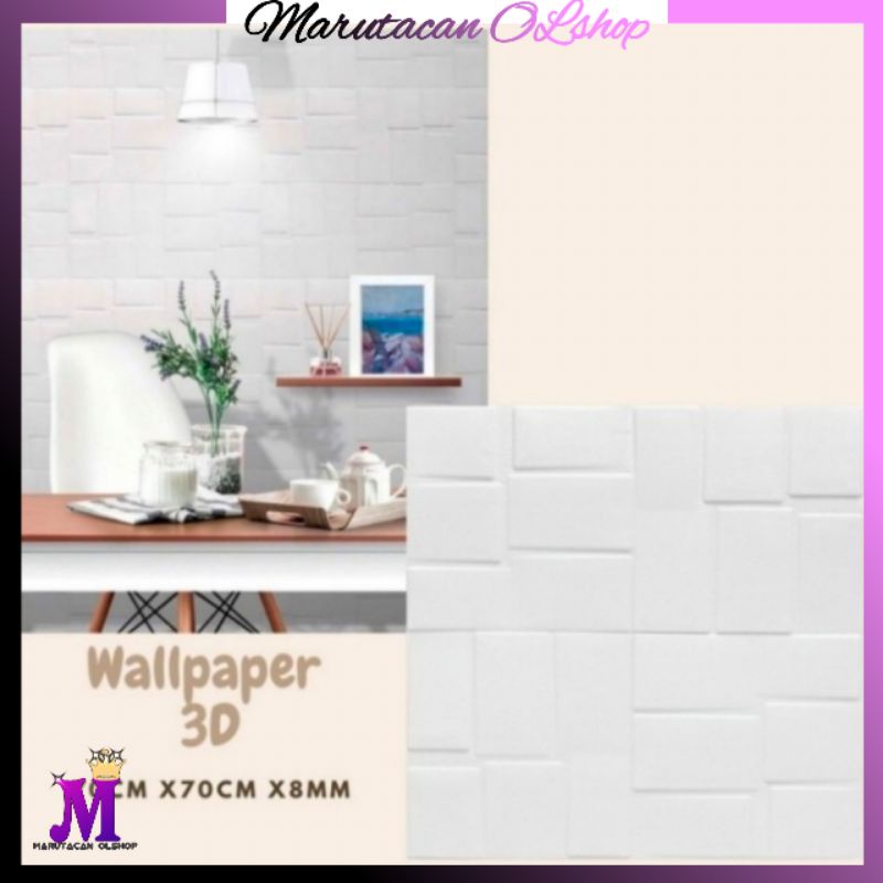 Wallpaper Foam / Wallfoam 3D Motif Bata Modern B04