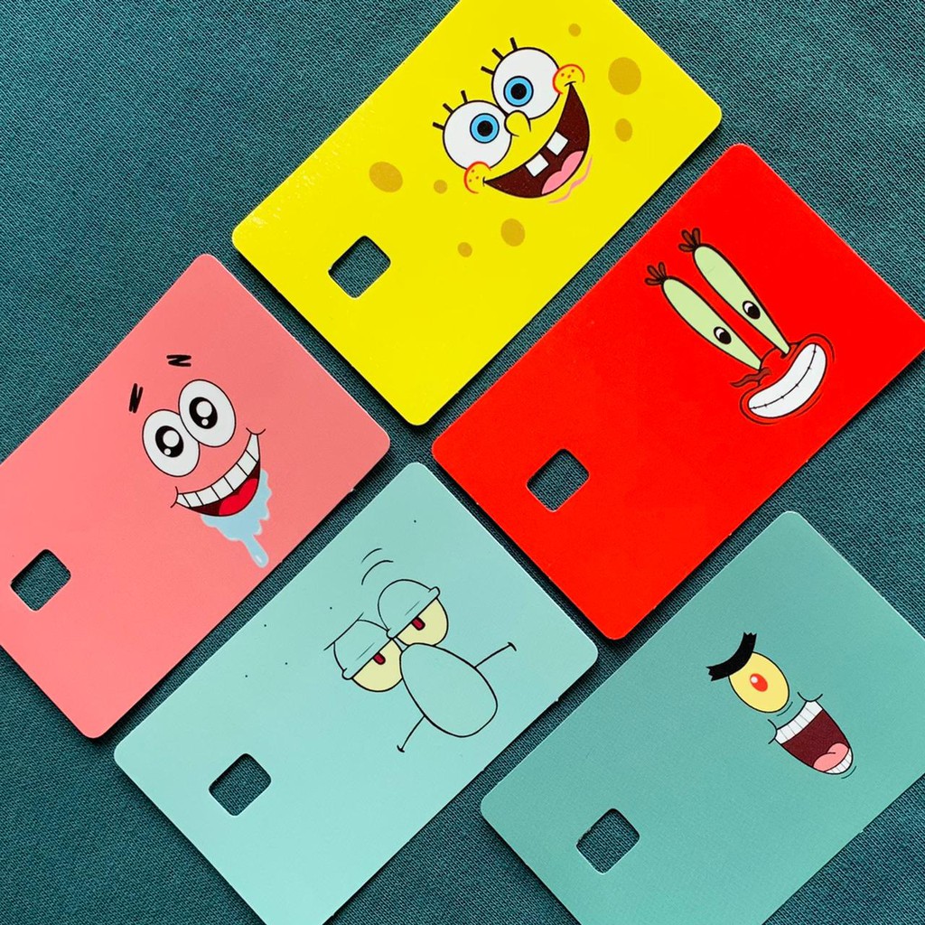 

Card Sticker/ Sticker ATM Spongebob Squarepants Part II