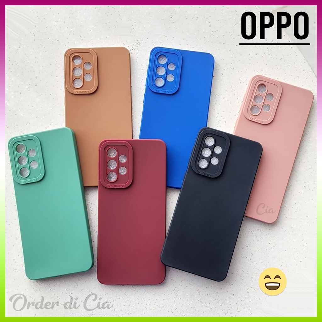 Candy PRO Case Oppo A3s A1K A15 A15s A16 A16e A16K A16s Silikon Warna Softcase Macaroon Lentur Prote