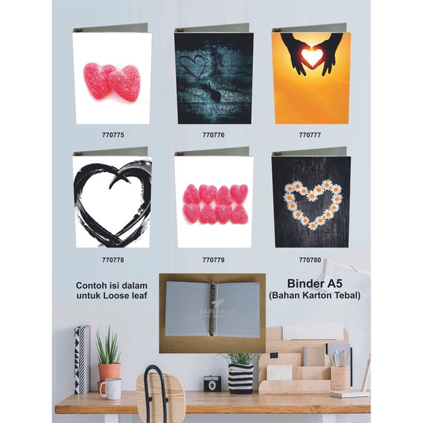

Binder A5 / Binder Note A5 / Love / Set 2984