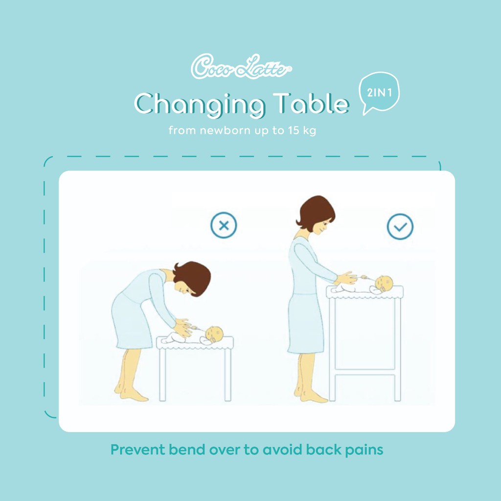 Cocolatte CL - CB 6969 Baby Tafel Changing Table - White