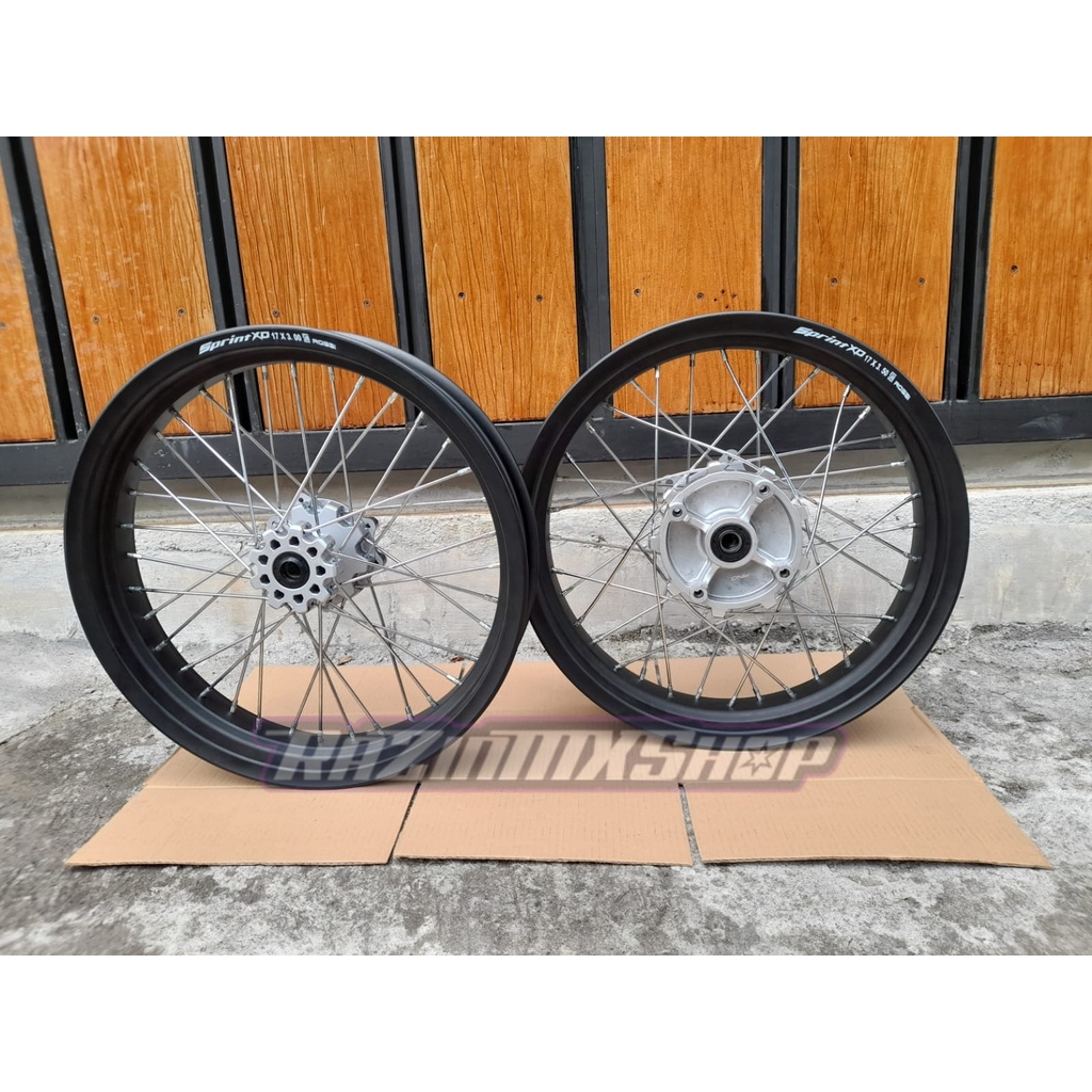 Velg supermoto crf150L tanpa ban 300 350