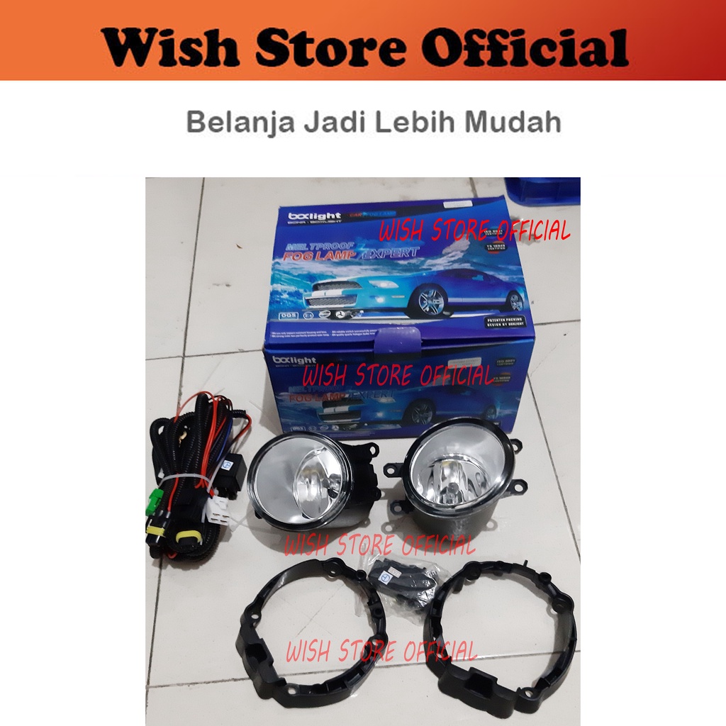 Fog Lamp Foglamp Lampu Kabut Bumper Bemper Avanza Xenia Vvti 2007 2008 2009 2010 2011 PREMIUM BOCLIG