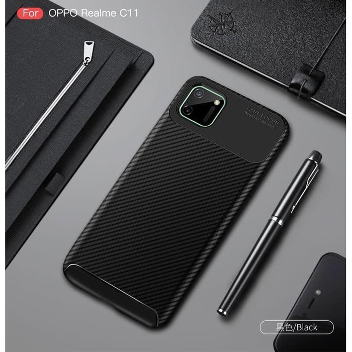 REALME C11 SOFT CASE FOCUS CARBON