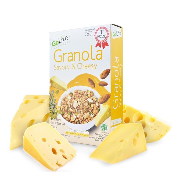 

GoLite Granola Savory & Cheesy 300 Gr