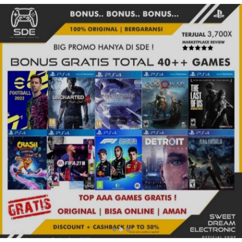 SONY PlayStation 5 PS5 slim Disc Version / digital version slim garansi resmi sony indonesia freegames fullgames