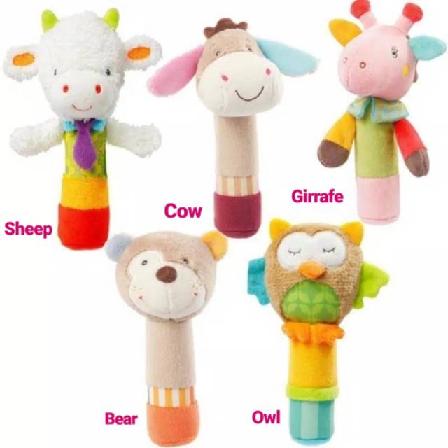 Mainan anjing squeaky dog cat toy. Plush gigitan kunyah bunyi