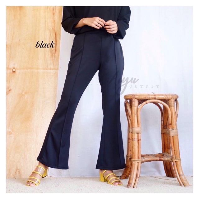 CUCI GUDANG!! (LIST DEPAN) BELL BUTTOM SCUBA/ CUTBRAY PANTS SCUBA/ CELANA PALAZO/ FLARE PANTS WIDE LEG SCUBA PANTS