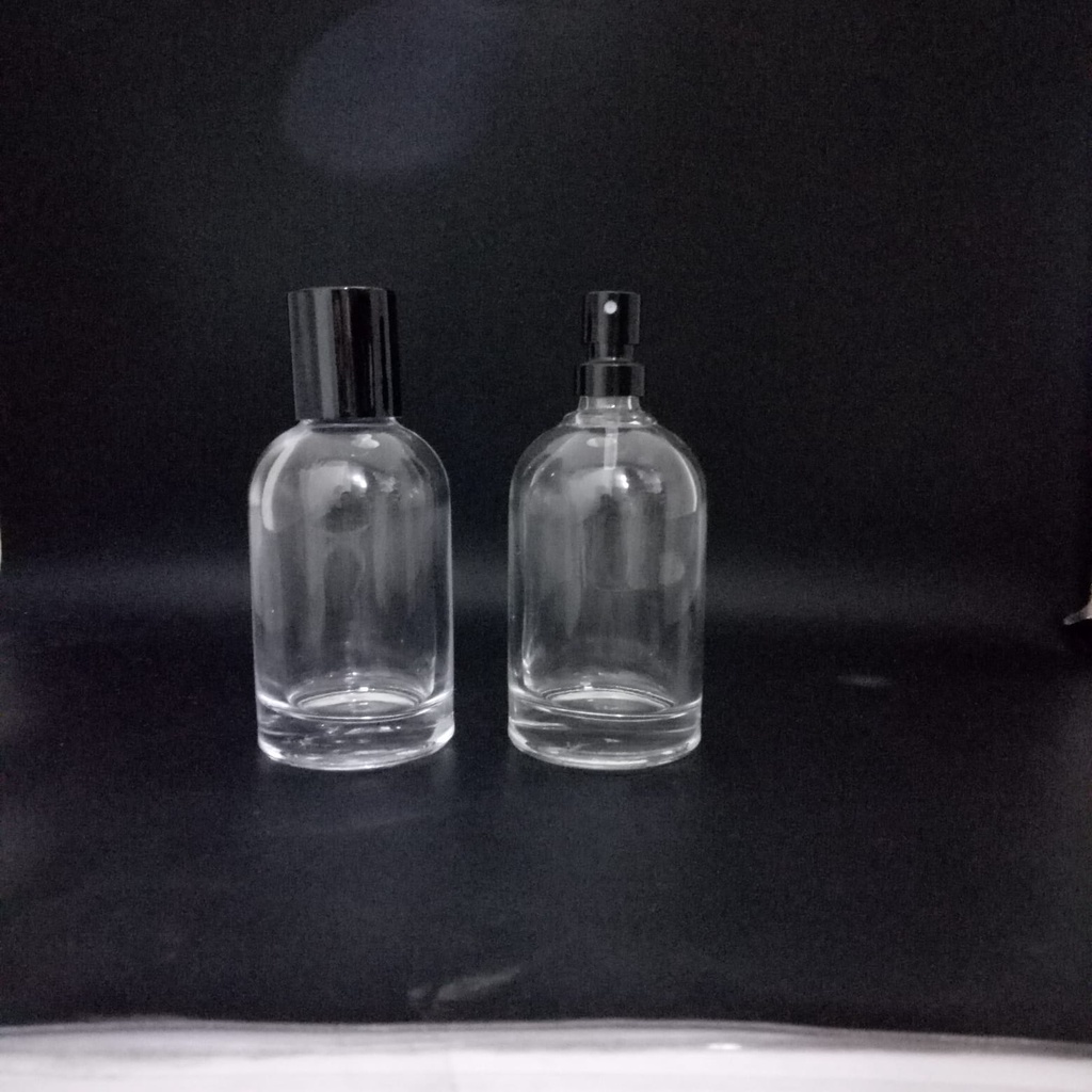 Botol Parfum lelabo 30 ml pump hitam cap hitam Satuan