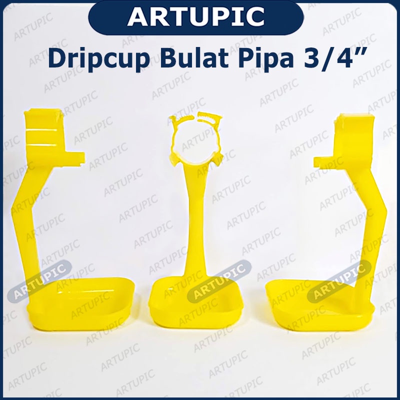 Dripcup Bulat Mangkok Mangkuk Nipple Ayam Puyuh Bebek Pipa Bulat 3per4 Inch