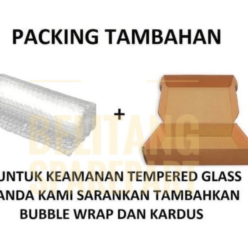 

Kardus Peking Tambahan + Bubble wrap