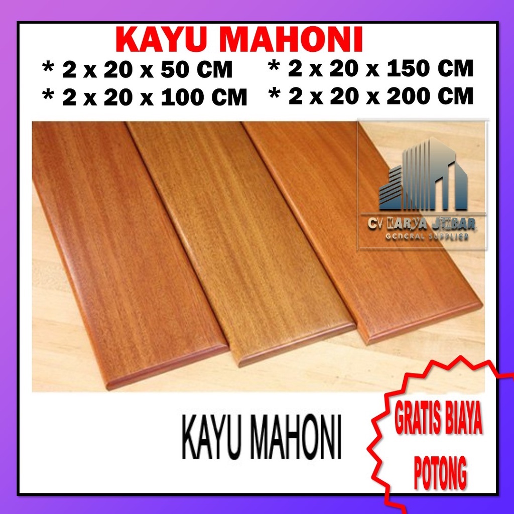 Jual Papan Kayu Jati Belanda Pinus Mahoni Lebar 20cm Ukuran 2 X 20 Cm ...