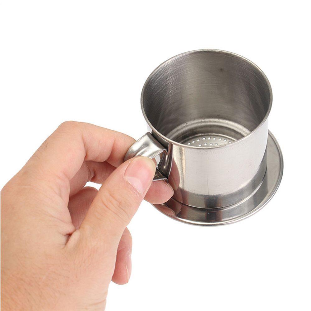 Solighter Stainless Steel New Portable Moka Pots Drop Filter