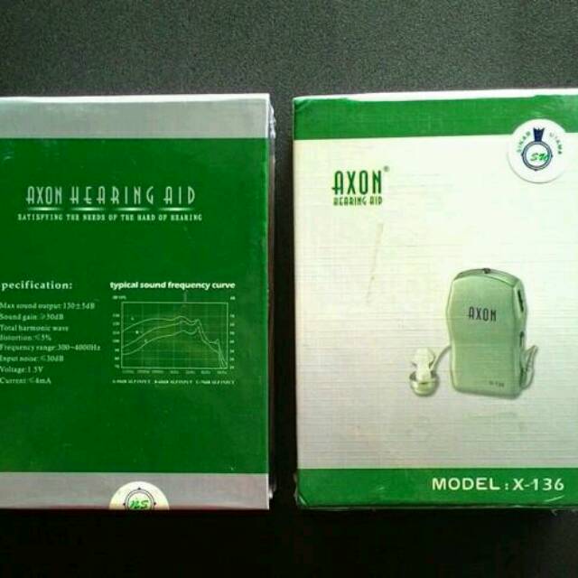 Axon hearing aid  x136  alat bantu dengar