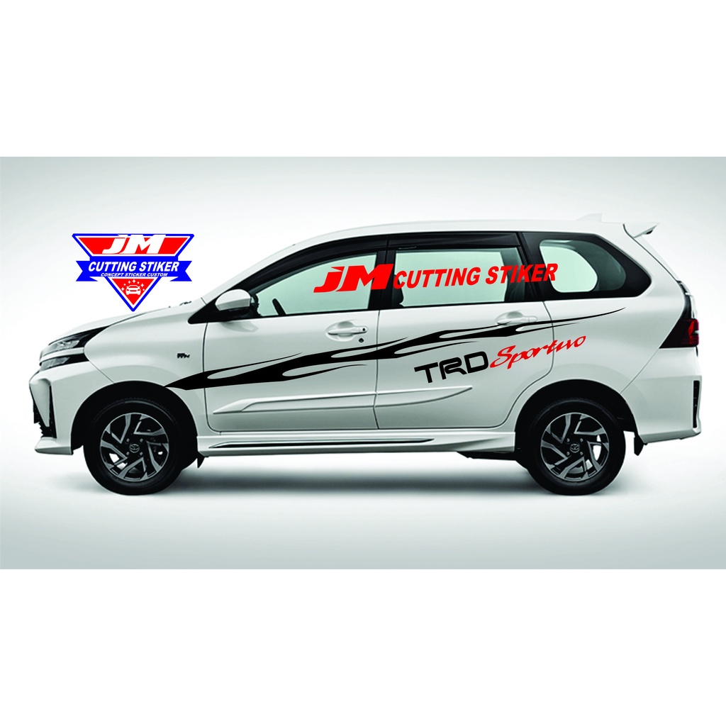 Stiker mobil avanza trd sticker mobil avanza xenia calya ertiga cutting stiker trd sportivo