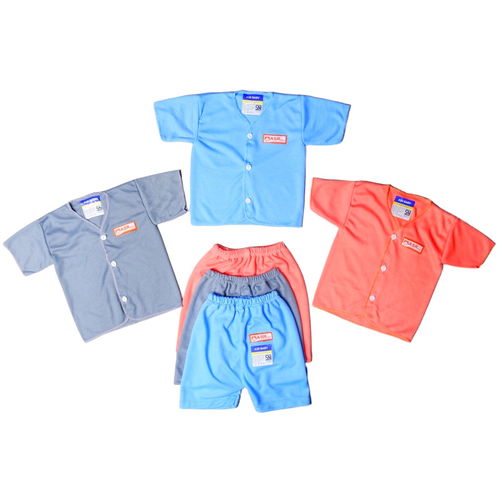 Paket Usaha Baju Bayi SNI 18 Pcs (9 Stel) ASR Baby Cute Tone